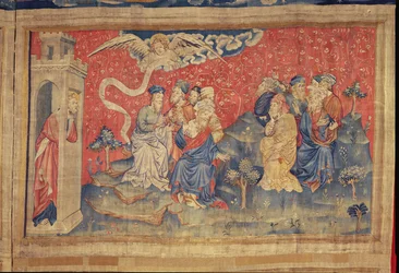 The Archangel Predicts Victory, from the Apocalypse Tapestry of Angers, 1373-87